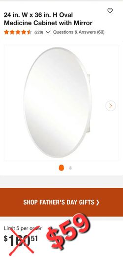 Medicine Cabinet Oval