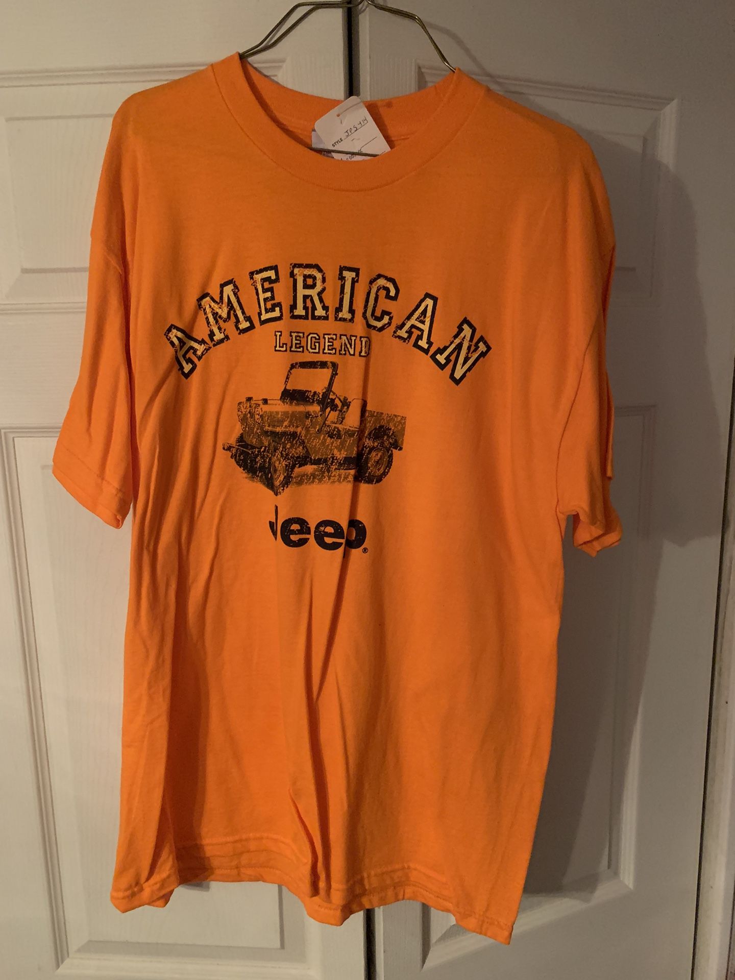 American legend Jeep T shirt Large work wear New