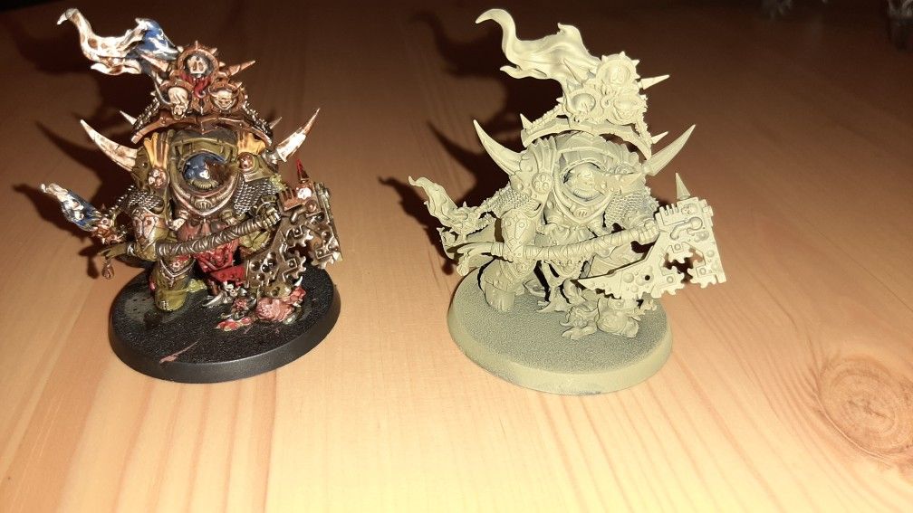 Warhammer 40k Lord of Contagion painted or not