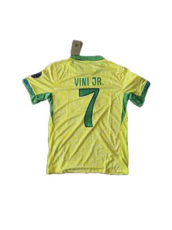 Soccer Jersey Brazil Vini Jr #7 Copa America | L