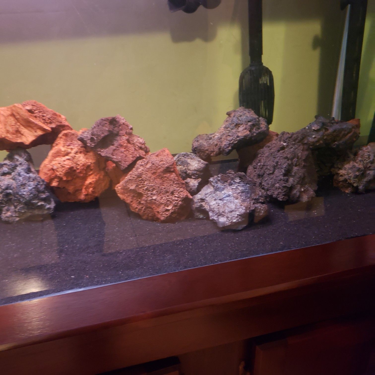 Fish tank aquarium lava rocks 10 ct