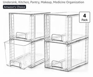 4-piece drawer storage set