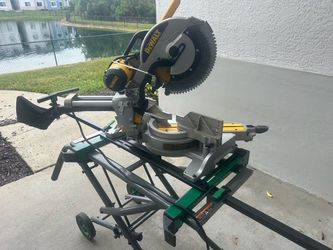 DeWalt Sliding Miter Saw with Rolling Stand