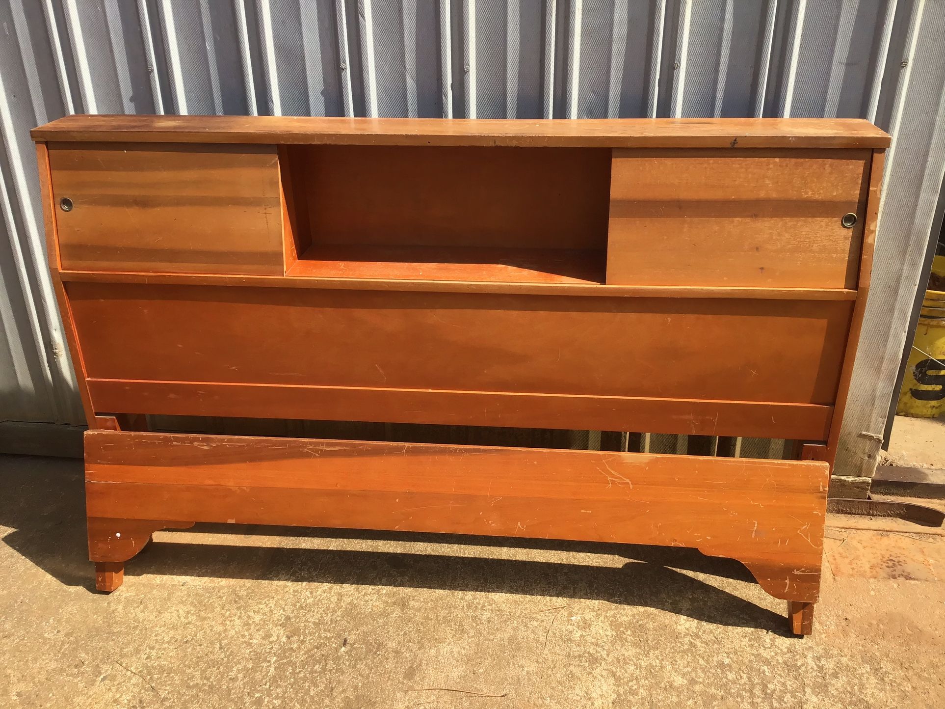 Vintage Bookcase Headboard