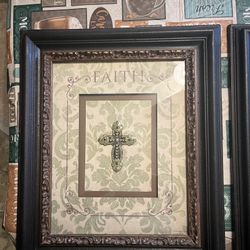 Faith Framed Cross Wall Art