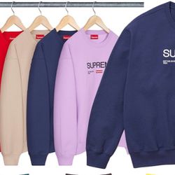 Supreme Crewneck Sweatshirt - 2024 Week 10 Drop 