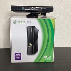 Xbox 360  Slim Console 250 Gb  With  Kinect 