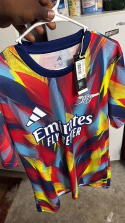 Arsenal 2025 - 26 Blue Home prematch jersey