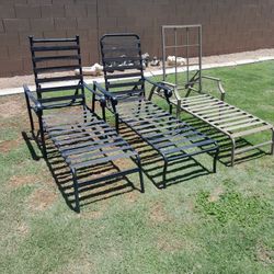 7 Outdoor Patio Chaise Lounge Pool Chairs $15-$25 Each Read Description See All Photos 
