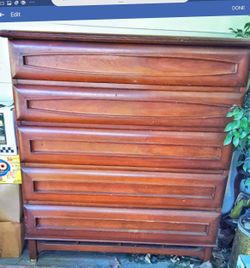 Kent coffey GRANADA mid century modern wooden tall chest of drawers