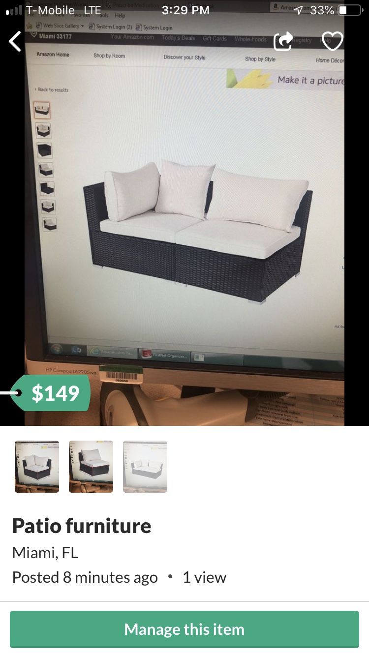 Patio furniture brand new