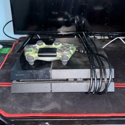 PlayStation 4 With Controller
