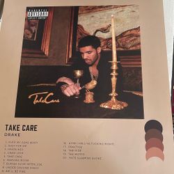 Drake Take Care Album Poster