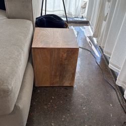Wood End Table 