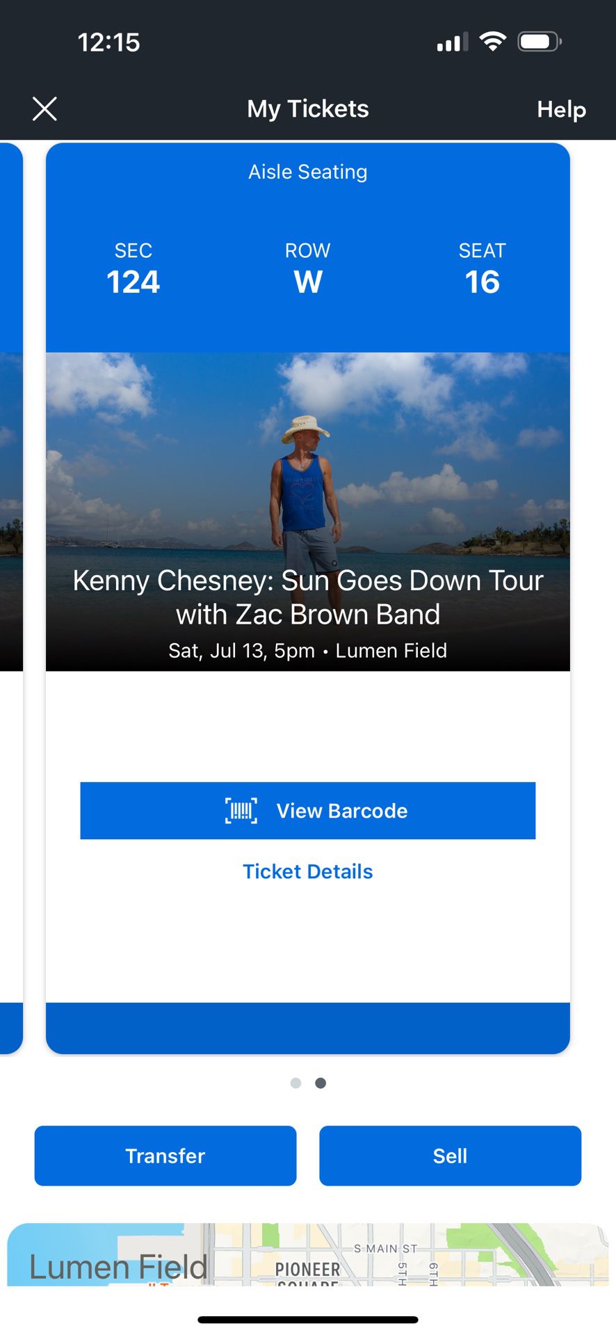 Kenny Chessney Total Price Two Tickets 