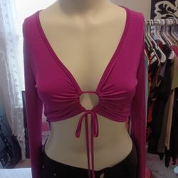 Long Sleeve Crop Top