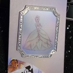 Disney Princess Tiana 3-D Lenticular Sketch Enamel Metal Pin 