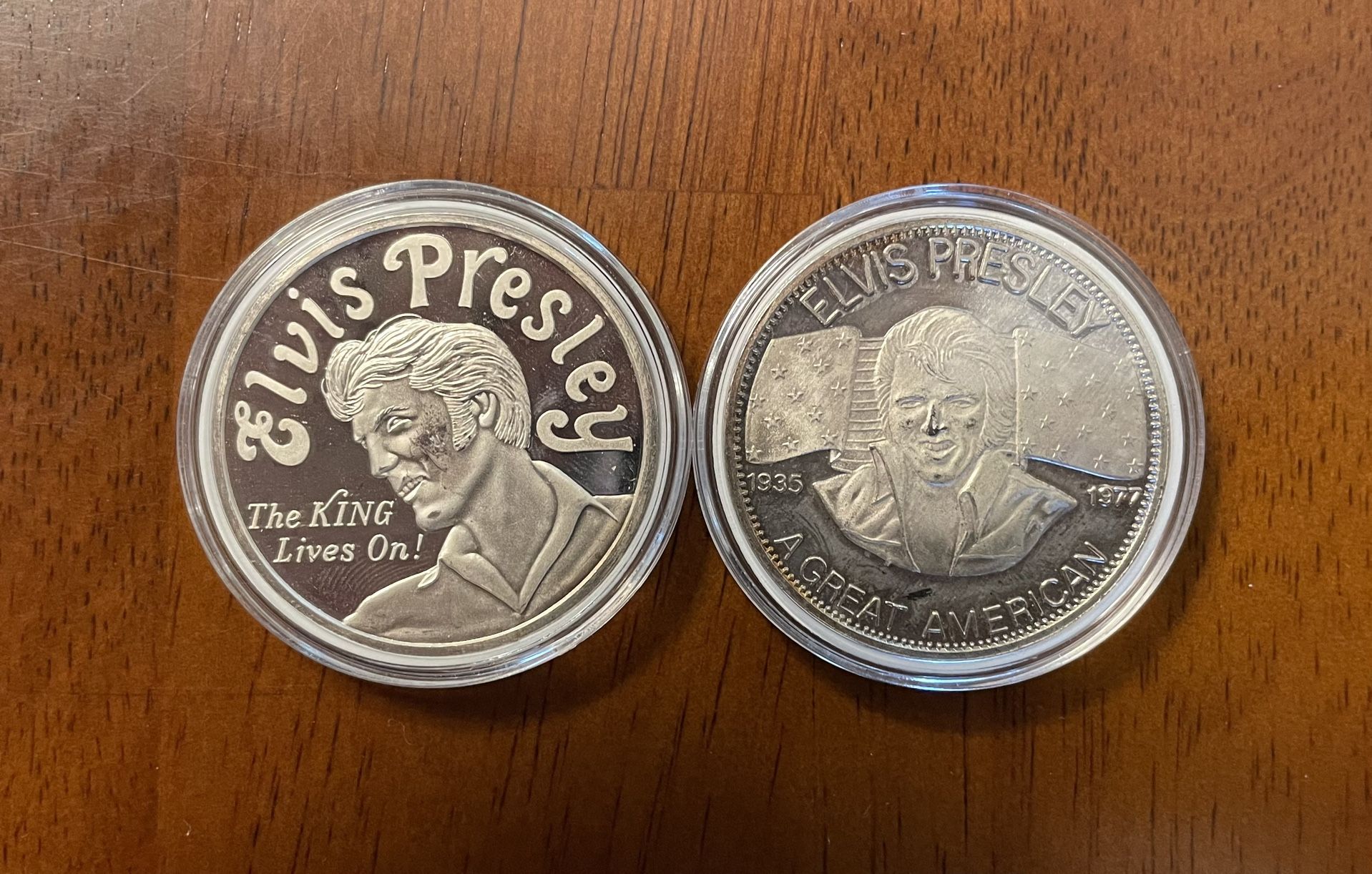 .999 Silver 1 Troy Ounce Elvis Rounds