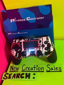 BRAND NEW Wireless Controller for PS4 PlayStation 4 PS4 Slim PS4 Pro PC Red White Black Custom Design Gamepad Joystick Gaming Remote Touchpad