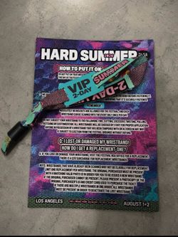 Hard Summer VIP+ 2-Day Pass