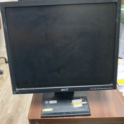 Three Acer LCD Computer Monitors