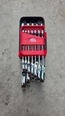Mac Tools 12pc Metric Flex Head Ratcheting Wrench Set