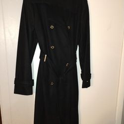 Women's Black Trench Coat