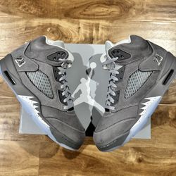 Air Jordan 5 Retro Wolf Grey Sz 9.5/10