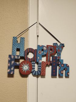 Festive 4th Of July Sign