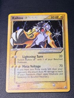 Raikou Star Pokémon Card 114/115