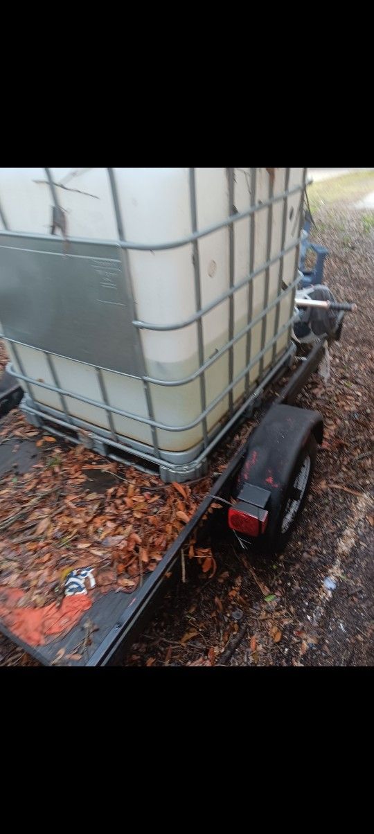 Trailer And Water Tank