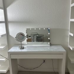 Vanity Table And Mirror