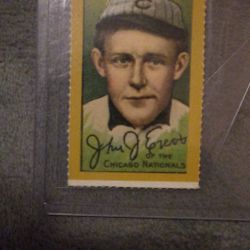 1903 John Evens T206 Dover Nm Raw Reprint Asking 275