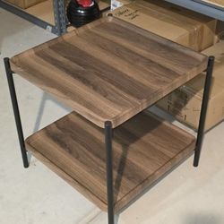 End Table 2 Tier, night stand, living room decor, bedroom decor, bed side table, 2 layer side table,wooden side table, wood end table