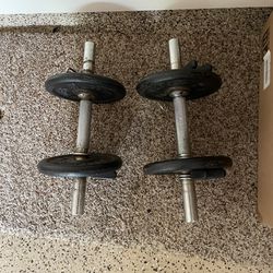 Iron Dumbbells With 10 Lb Weight Each