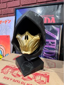 Scorpion mk mask signed coa