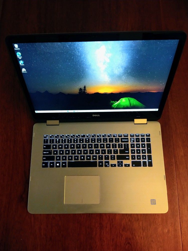 Big Screen Dell Touchscreen In Laptop Intel Core i7 7th