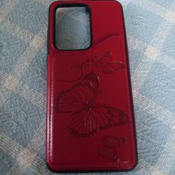 Samsung Galaxy S20 FE Case,Samsung S20fe Case with Card Holder for Women,Butterfly Leather Flip Magnetic Wallet Protective Case Cover

