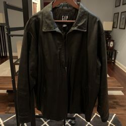 Men’s Black Leather Jacket