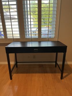 Dark Wooden Office Desk 