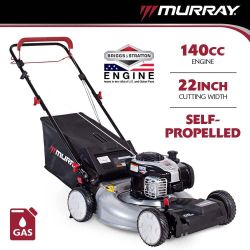 Self-propelled gas mower, 22-inch 170cc
