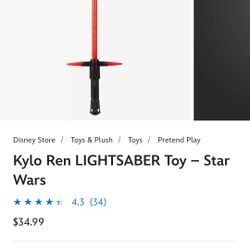 Kylo Ren Lightsaber 