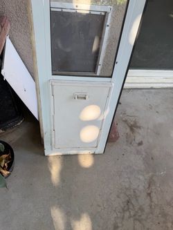 Doggy door for sliding door