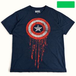 Marvel Captain America Shield T-Shirt MD