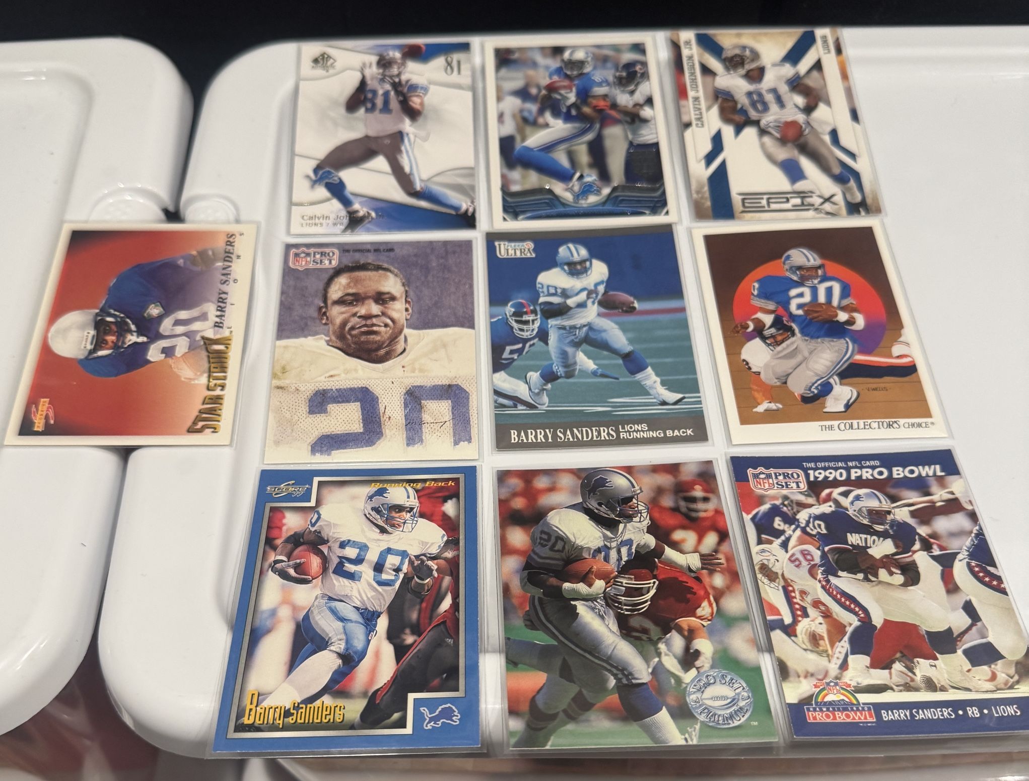 😃💥🦁🏈 BARRY SANDERS N CALVIN JOHNSON 😃💥🦁🏈