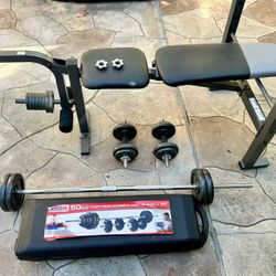 Weight Set With Bench (complete)