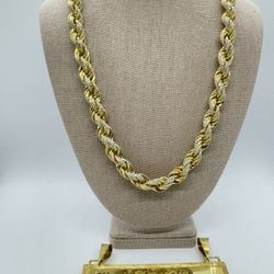 14k Over 925 Silver With CZ Stones -New