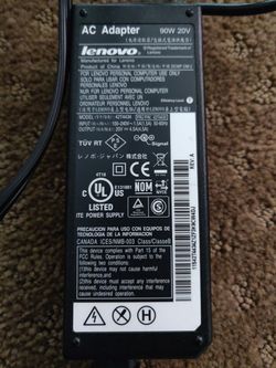 Lenovo Laptop Charger