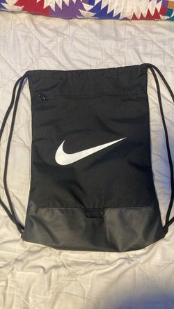 Nike drawstring bag black