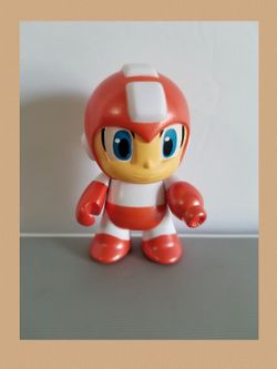 Loot Gaming Kidrobot Red Metallic Megaman Mini Series Capcom Figure - Mega Man.